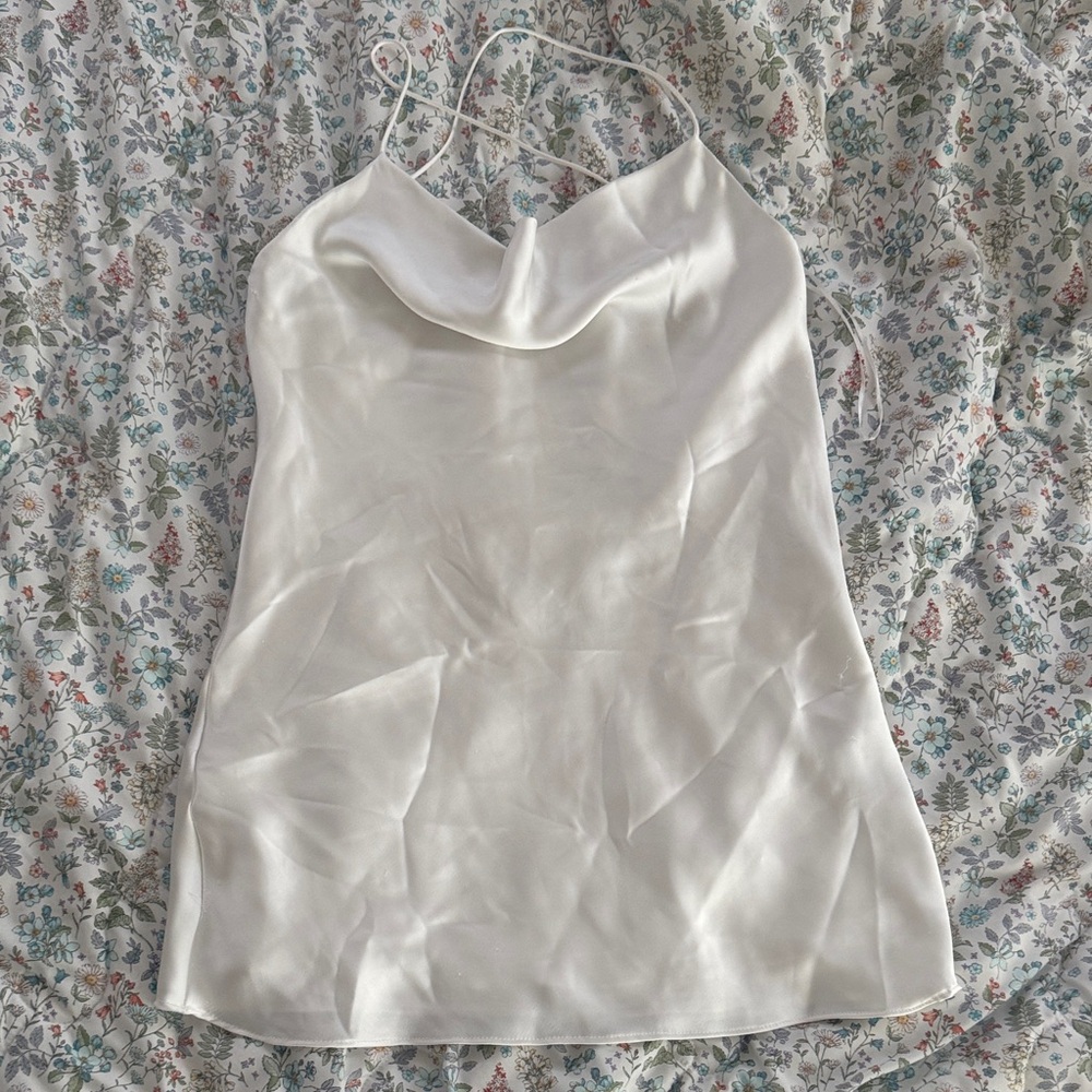 Zara Floral Print Blouse with Cream Accents